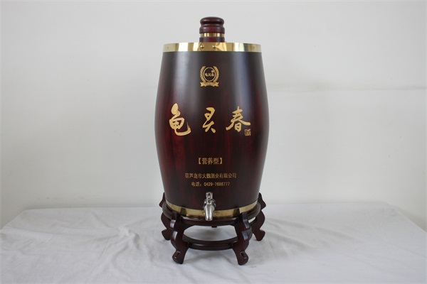 立式不銹鋼內(nèi)膽實(shí)木酒桶